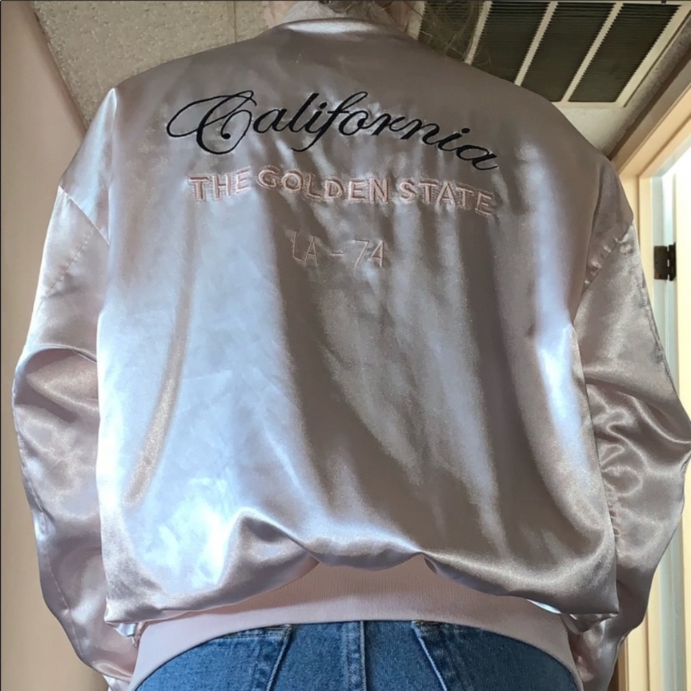 Silky bomber jacket
